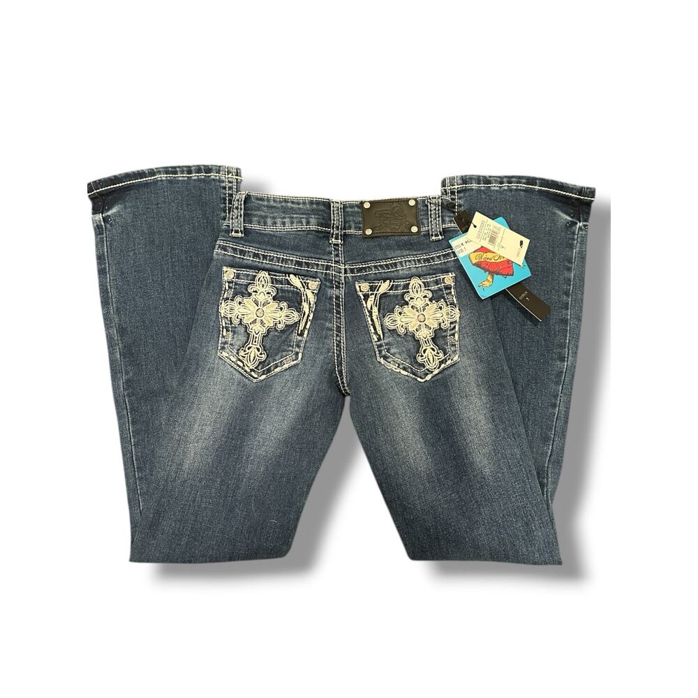 New with tags Cavenders girls western jeans. Medium wash bootcut style.